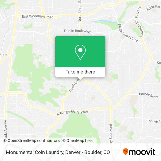 Mapa de Monumental Coin Laundry