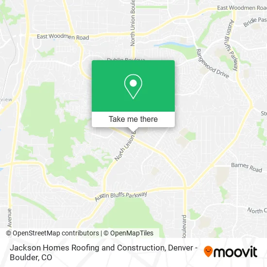 Jackson Homes Roofing and Construction map