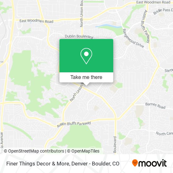 Finer Things Decor & More map