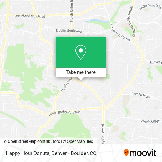 Mapa de Happy Hour Donuts