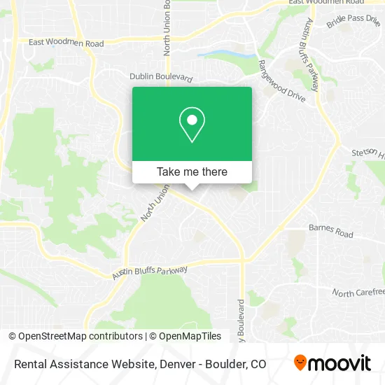 Rental Assistance Website map