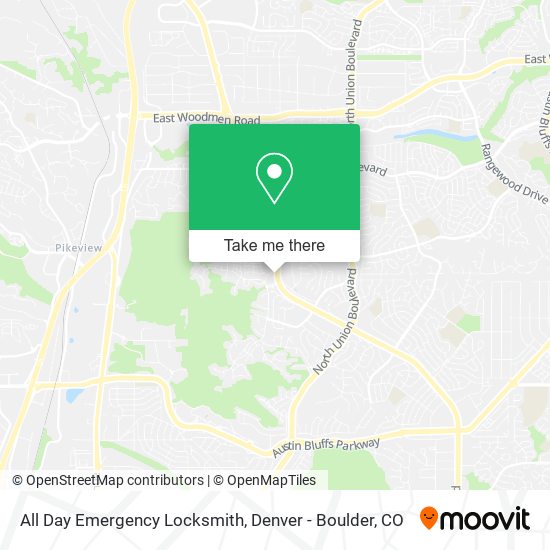 Mapa de All Day Emergency Locksmith