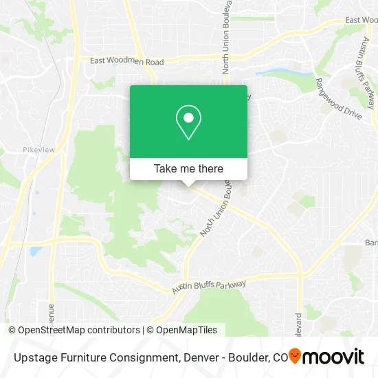 Mapa de Upstage Furniture Consignment