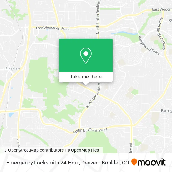 Mapa de Emergency Locksmith 24 Hour