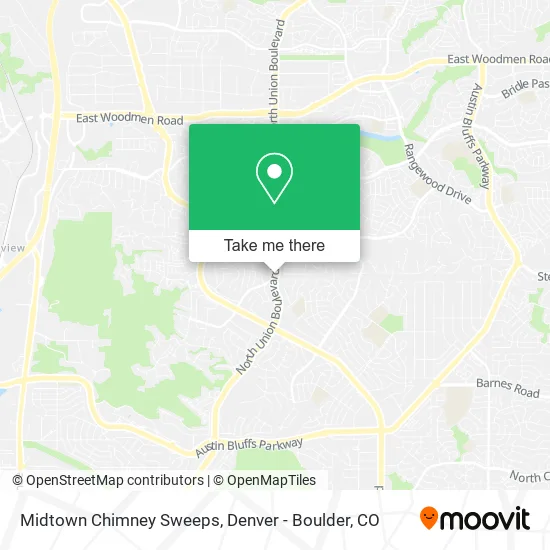 Midtown Chimney Sweeps map