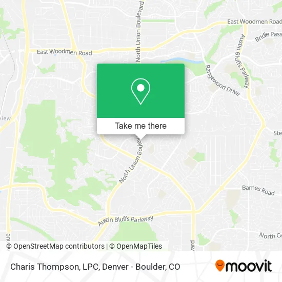 Charis Thompson, LPC map