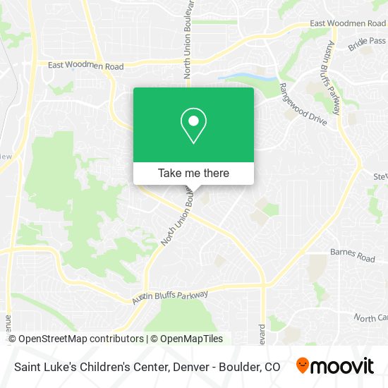 Saint Luke's Children's Center map