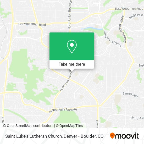 Mapa de Saint Luke's Lutheran Church