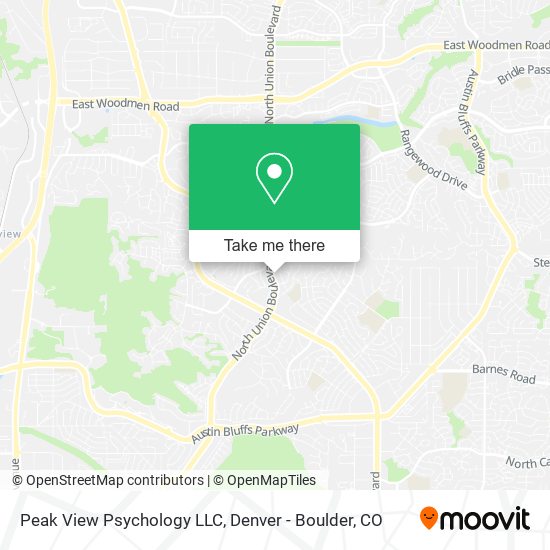 Mapa de Peak View Psychology LLC