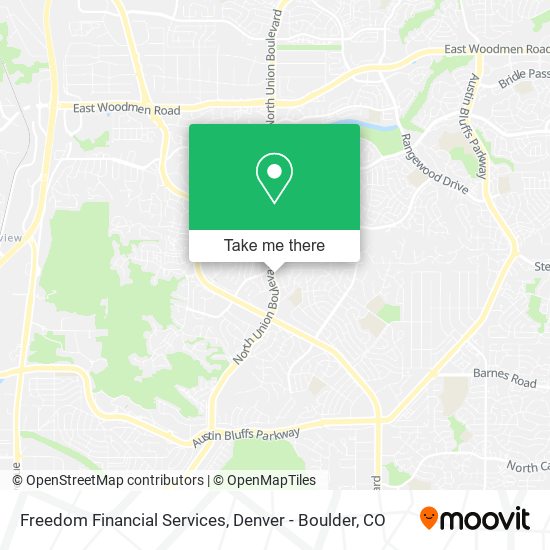 Freedom Financial Services map