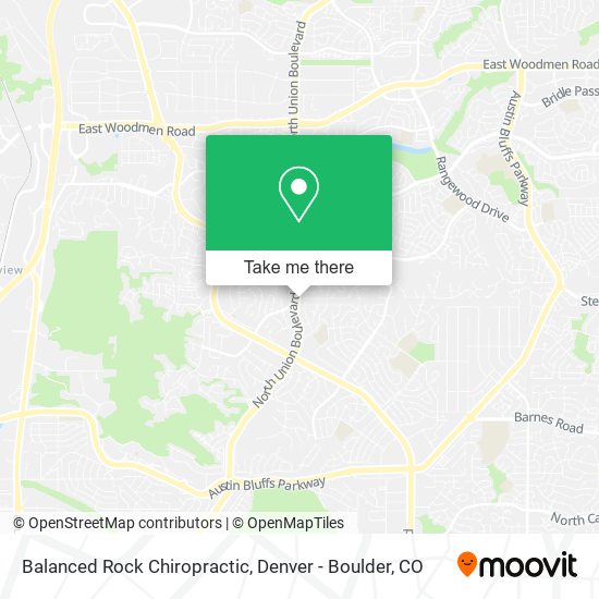 Balanced Rock Chiropractic map
