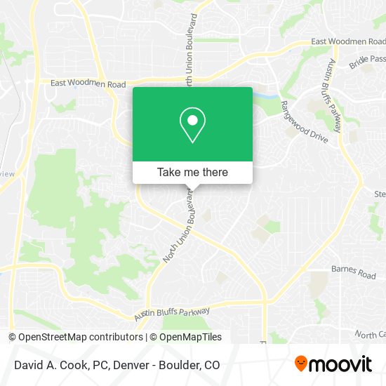 David A. Cook, PC map