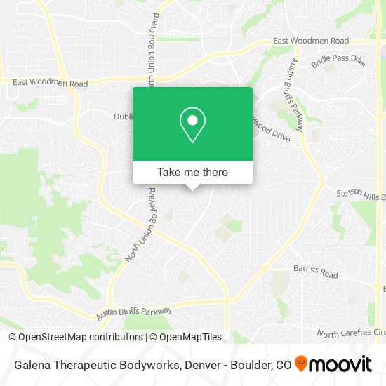 Galena Therapeutic Bodyworks map