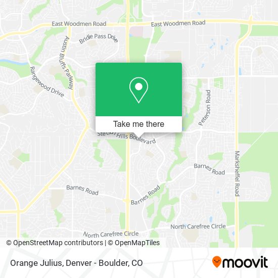 Orange Julius map