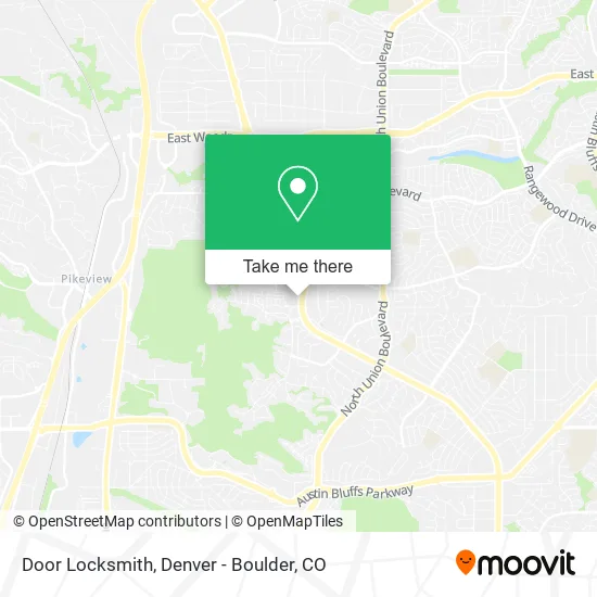 Door Locksmith map