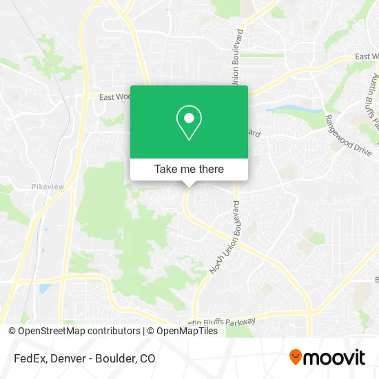 Mapa de FedEx