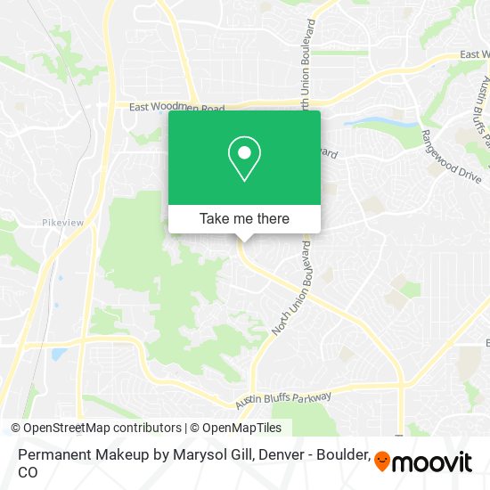 Permanent Makeup by Marysol Gill map