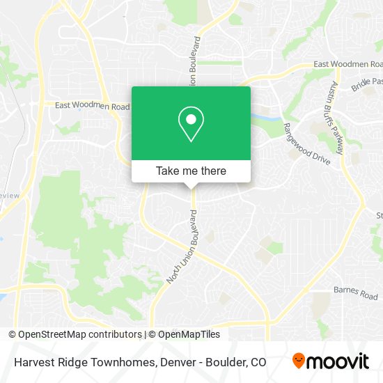 Mapa de Harvest Ridge Townhomes