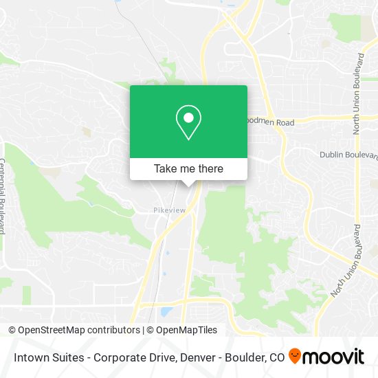 Intown Suites - Corporate Drive map
