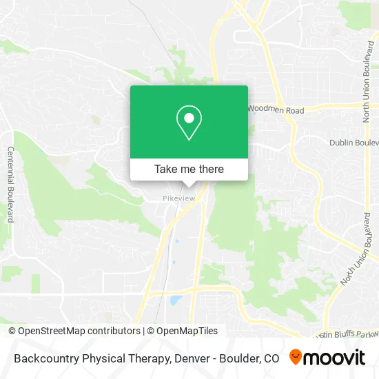 Mapa de Backcountry Physical Therapy