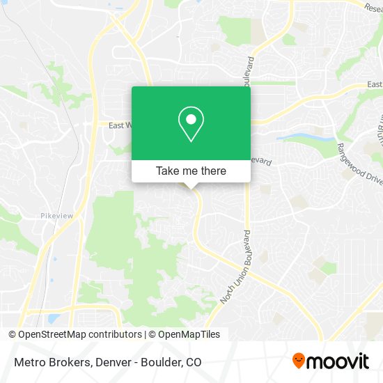 Metro Brokers map