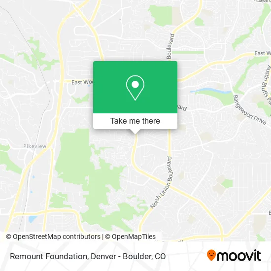 Remount Foundation map