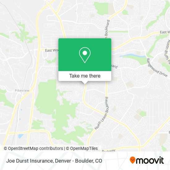 Joe Durst Insurance map