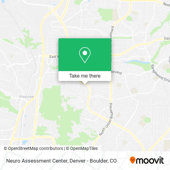 Neuro Assessment Center map