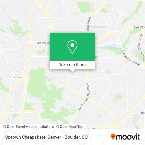 Mapa de Uptown Cheapskate