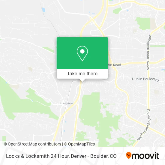 Locks & Locksmith 24 Hour map