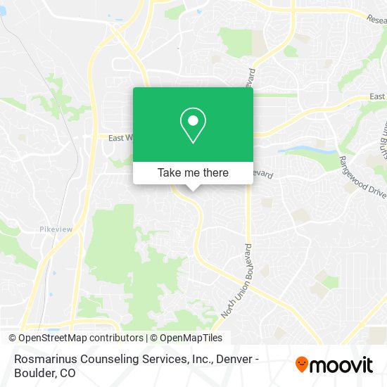 Rosmarinus Counseling Services, Inc. map