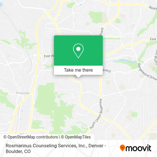 Rosmarinus Counseling Services, Inc. map