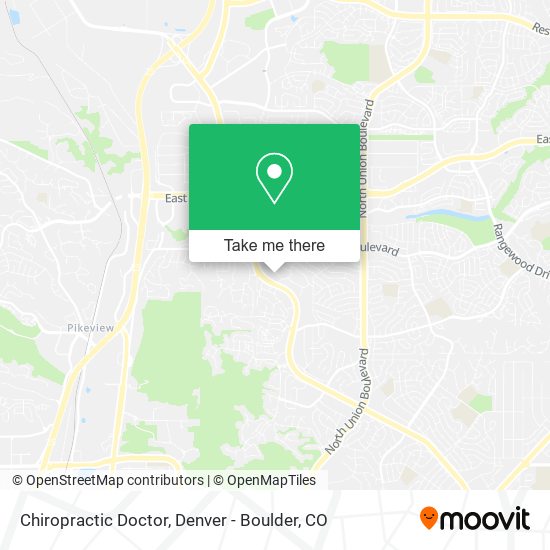 Chiropractic Doctor map
