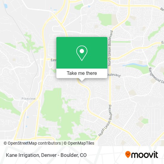 Kane Irrigation map
