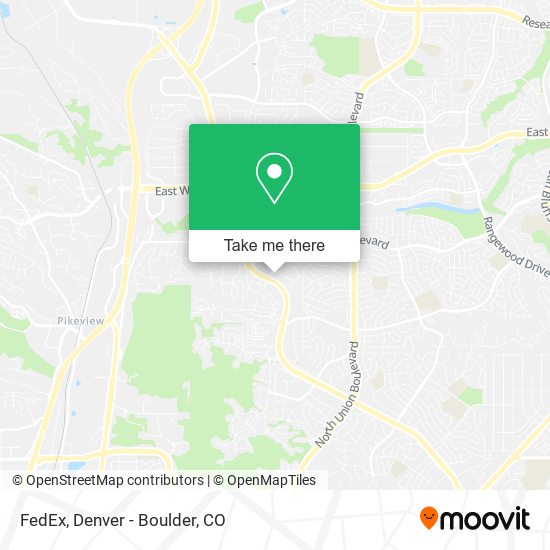 Mapa de FedEx