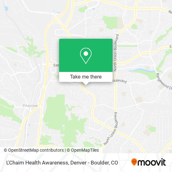 Mapa de L'Chaim Health Awareness
