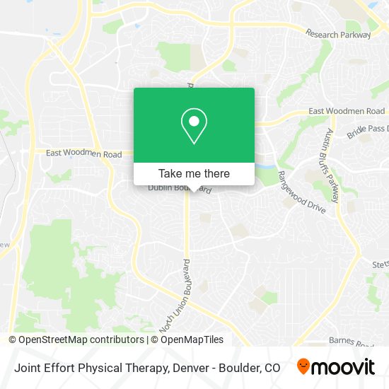 Joint Effort Physical Therapy map
