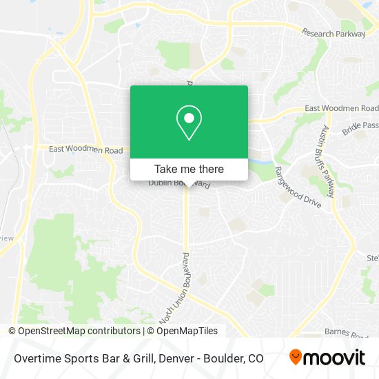 Overtime Sports Bar & Grill map