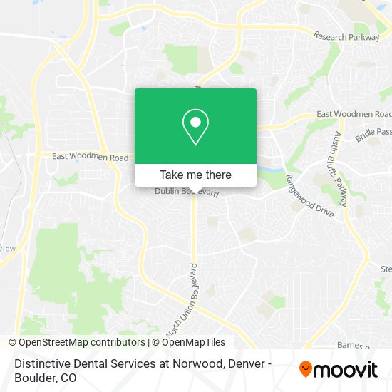 Mapa de Distinctive Dental Services at Norwood
