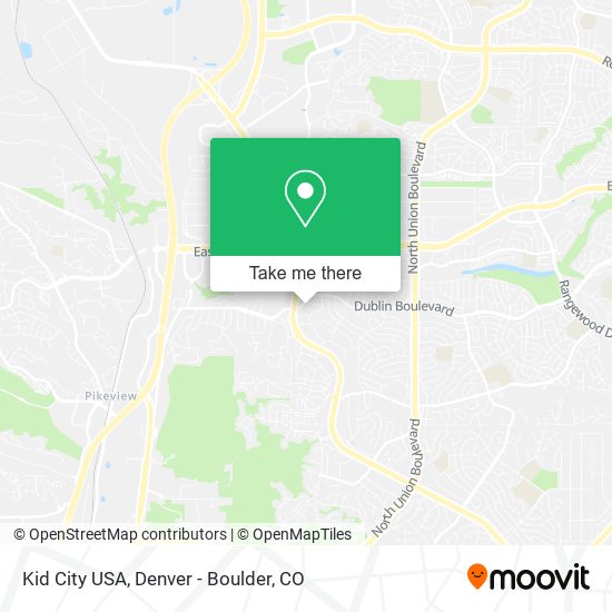 Mapa de Kid City USA