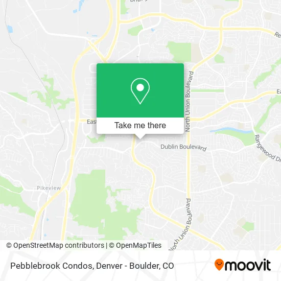 Pebblebrook Condos map