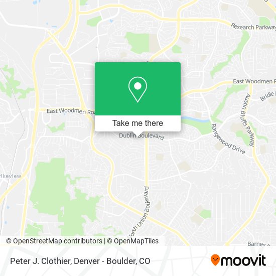 Peter J. Clothier map