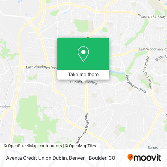 Mapa de Aventa Credit Union Dublin