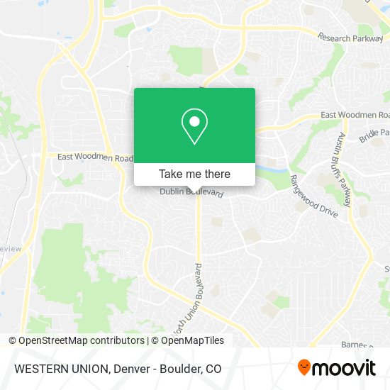 Mapa de WESTERN UNION