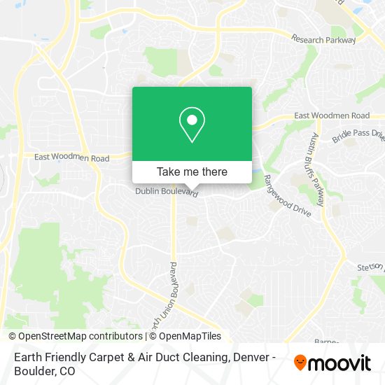 Earth Friendly Carpet & Air Duct Cleaning map
