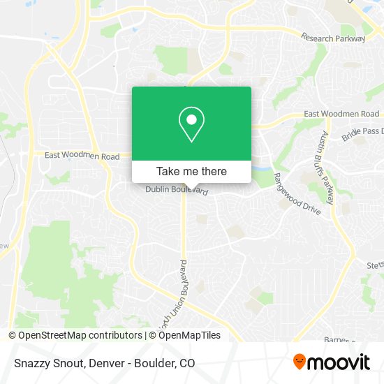 Snazzy Snout map