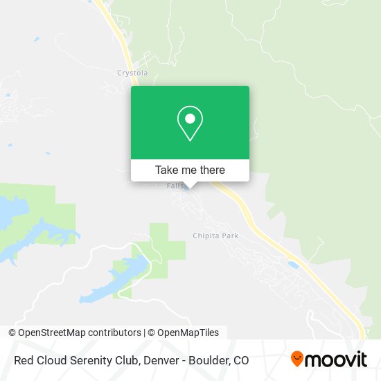 Red Cloud Serenity Club map