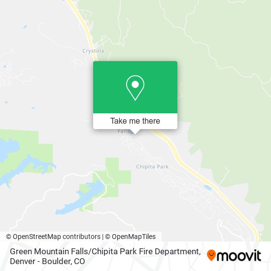 Mapa de Green Mountain Falls / Chipita Park Fire Department