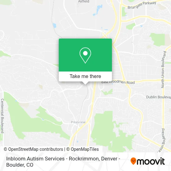 Inbloom Autism Services - Rockrimmon map