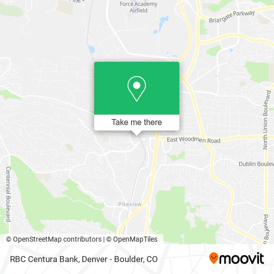 RBC Centura Bank map
